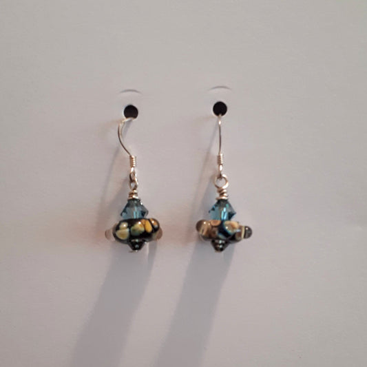 Earrings: Galaxy Small Bead