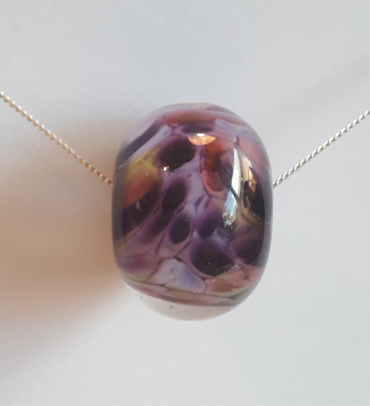 Love Bead Necklace ~ Wild Orchid
